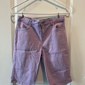 Lavender Girls Bermuda Shorts